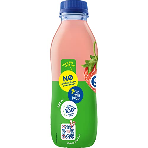 Snapple Kiwi Strawberry Juice Drink, 16 fl oz recycled plastic b...