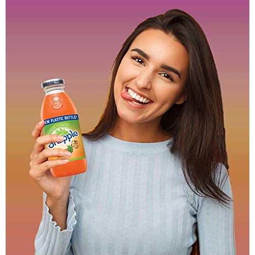 Snapple - Orange Carrot - 16 Fl Oz 24 Plastic Bottles