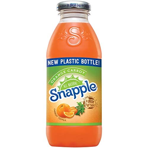 Snapple - Orange Carrot - 16 Fl Oz 24 Plastic Bottles