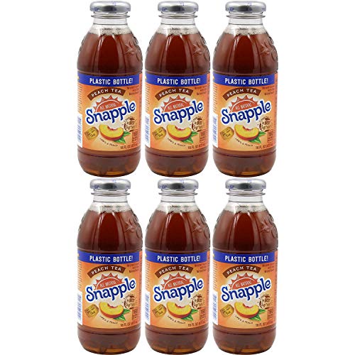 Snapple Peach Tea, All Natural, 16Oz Bottle Pack Of 6, Total Of
