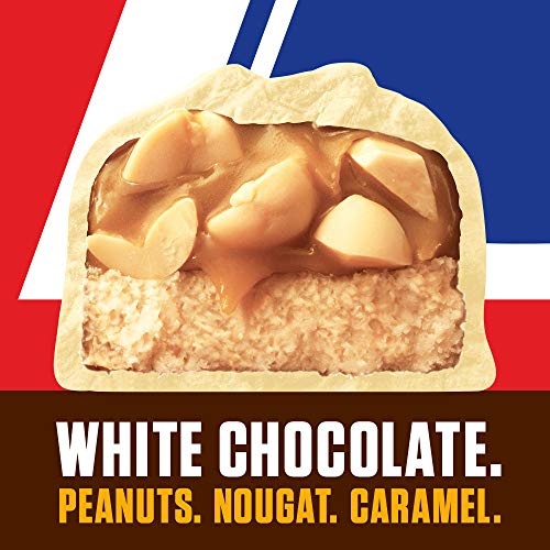Snickers White Chocolate Singles Size Candy Bars 1.41-Ounce Pac Snickers White Chocolate Singles Size Candy Bars 1.41-Ounce Pac