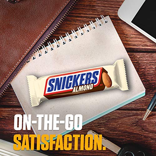 Snickers Almond Singles Size Chocolate Candy Bars 1.76-Ounce Bar