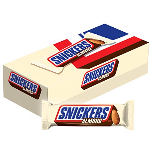 Snickers Almond Singles Size Chocolate Candy Bars 1.76-Ounce Bar