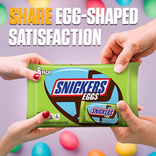 SNICKERS Easter Eggs Caramel Chocolate Candy Multi-Pack, 6.6 oz,...