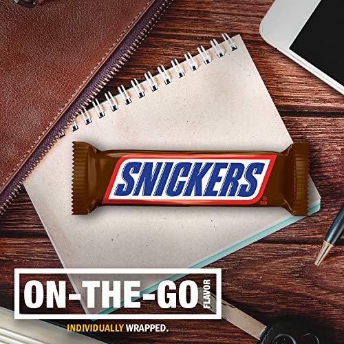 Snickers Singles Size Chocolate Candy Bars 1.86-Ounce Bar 48-Cou