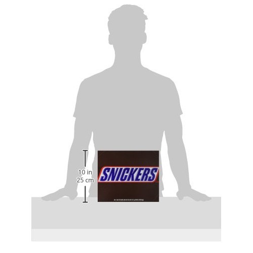 Snickers Singles Size Chocolate Candy Bars 1.86-Ounce Bar 48-Cou