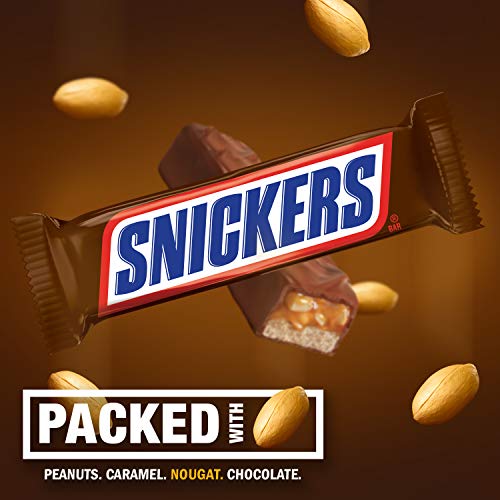 Snickers Singles Size Chocolate Candy Bars 1.86-Ounce Bar 48-Cou