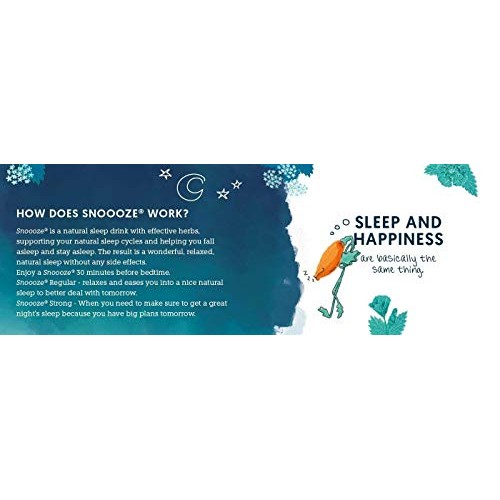 Snoooze Sleep Aid Drink, Night Time Liquid Sleeping Supplement