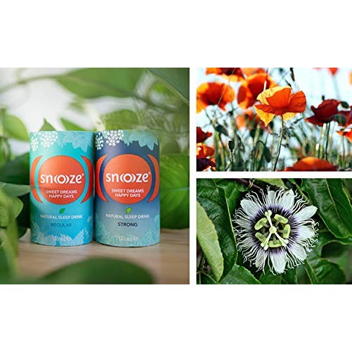 Snoooze Sleep Aid Drink, Night Time Liquid Sleeping Supplement