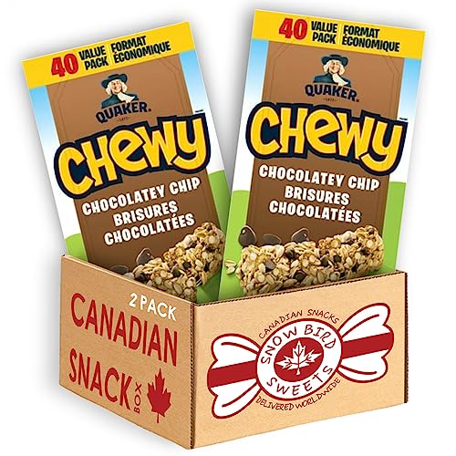 Quaker Chewy Chocolate Chip Granola Bars, Peanut Free 40-Count ...