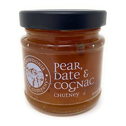 Chutney Pear Date &Amp; Cognac Fruit Chutney By Snowdonia Cheese Com