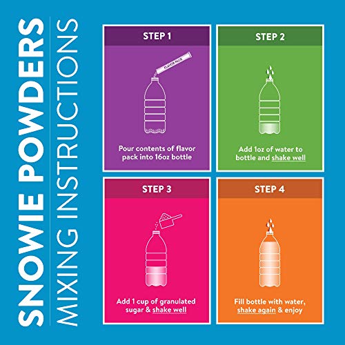 Snowie Originals - Original Flavor Powders , Just Add Water &Amp; Su