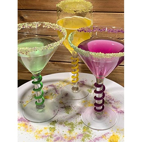 Snowy River Cocktail Glitter Pink, Kosher Pink Drink Glitter, Wi