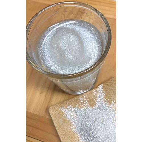 Snowy River Cocktail Glitter Sparkle, Kosher No-Color Drink Glit