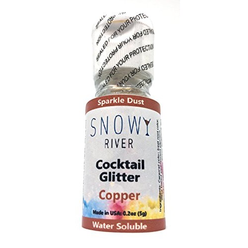 Snowy River Copper Cocktail Glitter - Kosher Certified Natural C