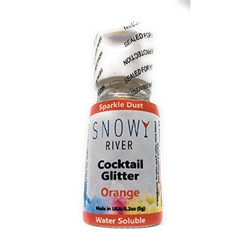 Snowy River Orange Cocktail Glitter - Kosher Natural Orange Drin