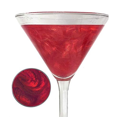 Snowy River Red Cocktail Glitter - Kosher Certified Natural Red