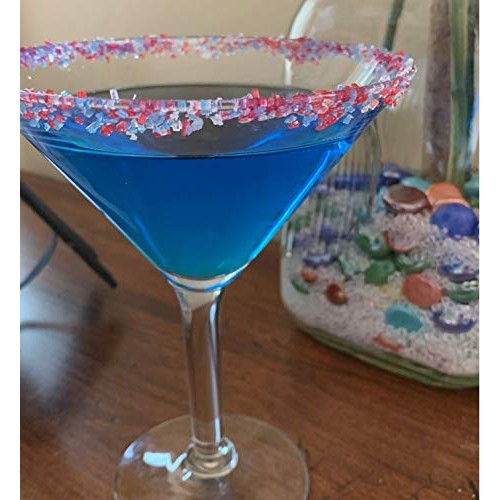 Snowy River Sapphire Blue Cocktail Glitter, Kosher Certified Blu