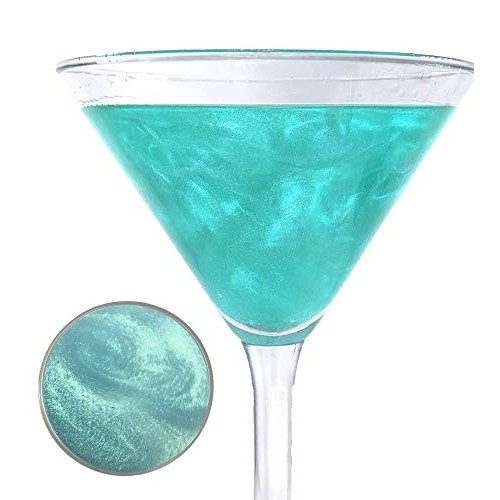 Snowy River Turquoise Cocktail Glitter - Kosher Certified Natura