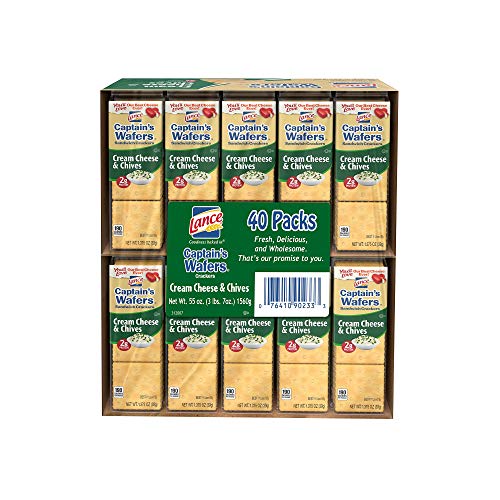 An Item Of Lance Captains Wafers Cream Cheese And Chives 40 Pk
