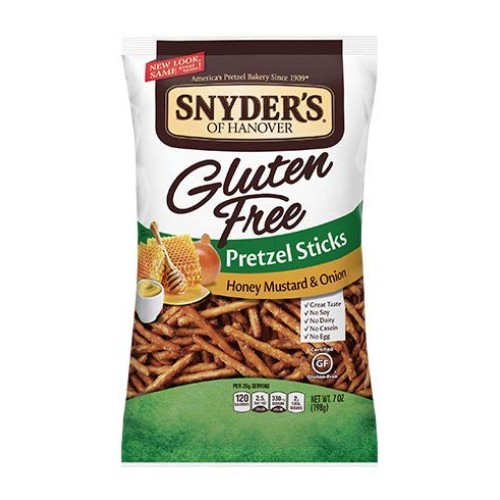 Snyders Of Hanover Gluten Free All Natural Pretzel Honey Mustar