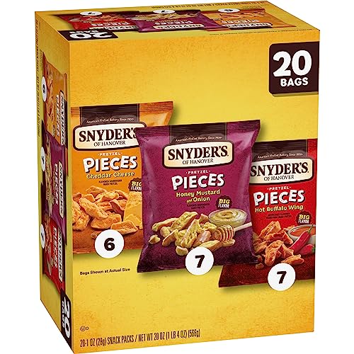 Snyders of Hanover, Pretzel Pieces Honey Mustard and Onion, 1 O...