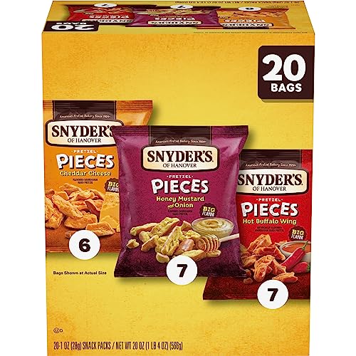 Snyders of Hanover, Pretzel Pieces Honey Mustard and Onion, 1 O...