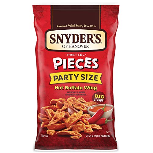 Snyders Of Hanover Pretzel Pieces, Hot Buffalo Wing, Party Size
