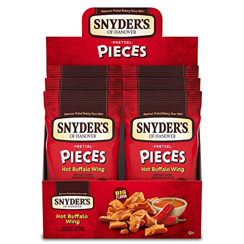 Snyders Of Hanover Pretzel Pieces, Hot Buffalo Wing, 3.25 Ounce