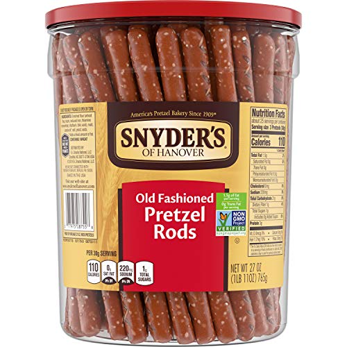 Snyders Of Hanover Pretzel Rods, Old Fashioned Pretzels, Canist