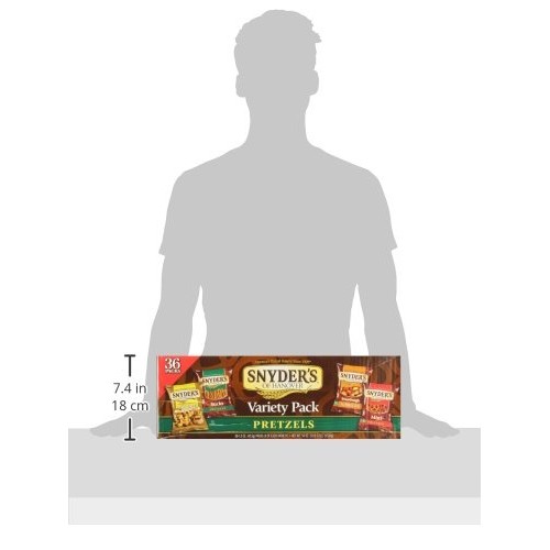 Snyders Of Hanover Pretzel Variety Pack, 1.5 Ounce, Pack Of 36