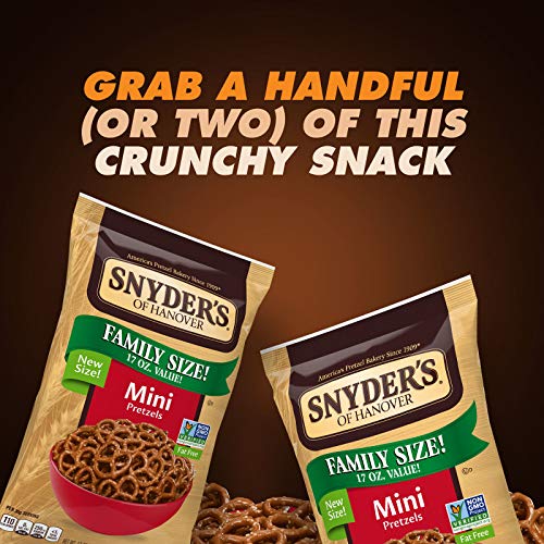 Snyders Of Hanover Pretzels, Mini Pretzels, Family Size 16 Oz