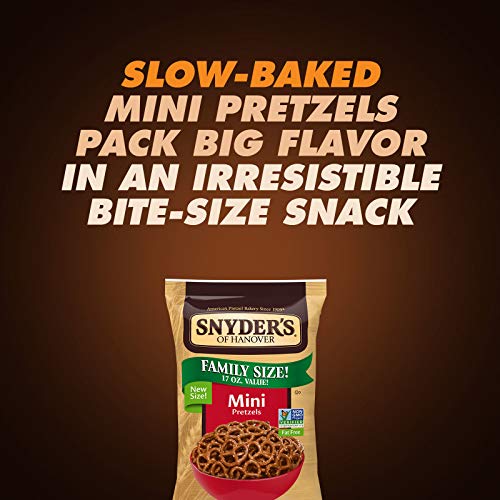 Snyders Of Hanover Pretzels, Mini Pretzels, Family Size 16 Oz