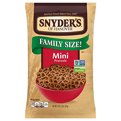 Snyders Of Hanover Pretzels, Mini Pretzels, Family Size 16 Oz