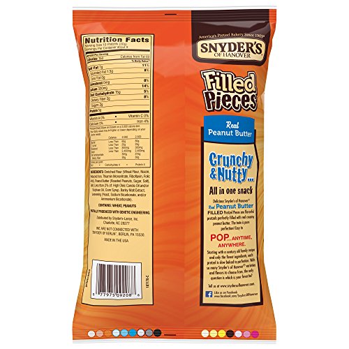 Snyders Of Hanover Pretzels Pieces, Peanut Butter Filled, 10 Ou