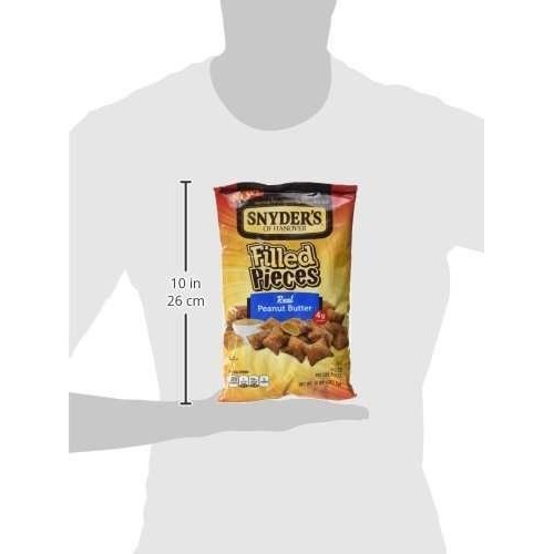 Snyders Of Hanover Pretzels Pieces, Peanut Butter Filled, 10 Ou