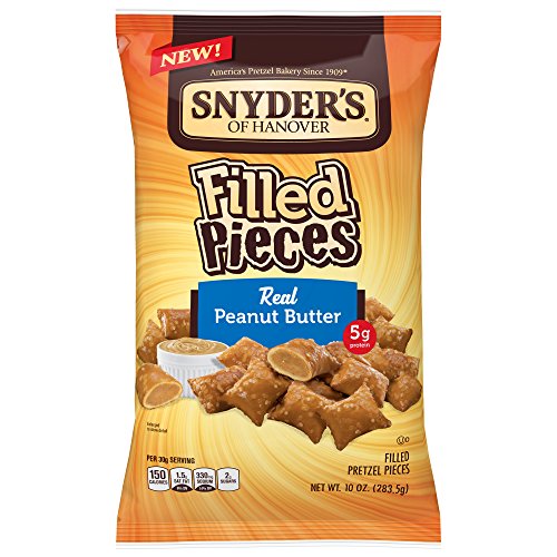 Snyders Of Hanover Pretzels Pieces, Peanut Butter Filled, 10 Ou