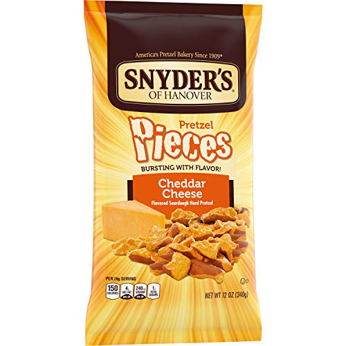 Snyders Of Hanover, Cheddar Cheese Pretzel Pieces, 12Oz Bag Pa