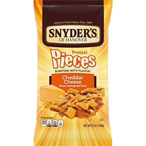 Snyders Of Hanover, Cheddar Cheese Pretzel Pieces, 12Oz Bag Pa