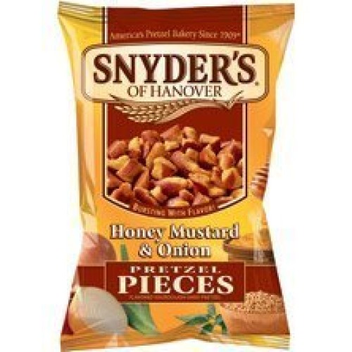 Snyders Pretzel: Honey Mustard Onion Pieces, 2.25 Oz. - 10 Pack
