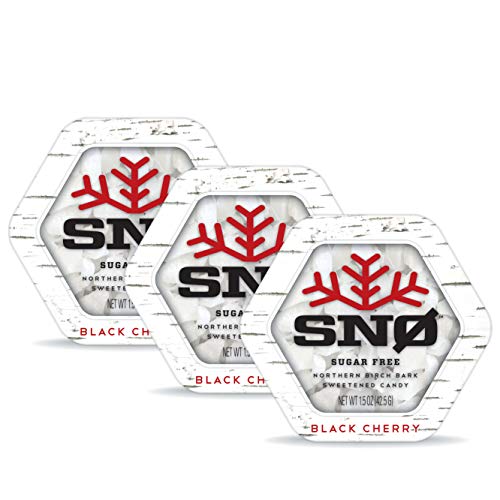 New Look Black Cherry Xylitol Candy Chips 3-Pack - Snø 1.5Oz