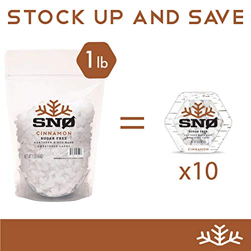 New Look Cinnamon Xylitol Candy Chips 3-Pack - Snø 1.5Oz Tin