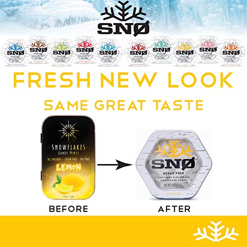 Lemon Xylitol Candy Chips - Snø 1Lb Bag - Handcrafted W/ Only 2