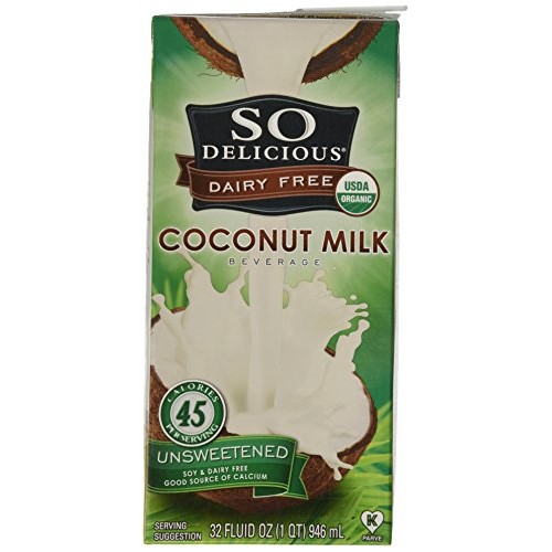 So Delicious Dairy-Free Organic Coconutmilk Beverage, Vanilla, 3