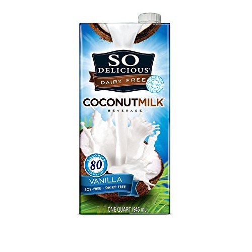 So Delicious Dairy-Free Organic Coconutmilk Beverage, Vanilla, 3
