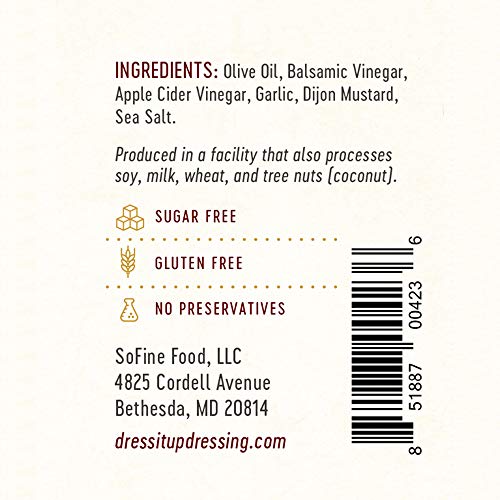 So Fine Foods, Vinaigrette Apple Cider, 10 Ounce