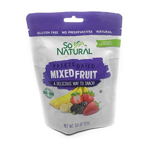So Natural Freezed Fried Mixed Fruit Banana, Mulberry, Strawbe