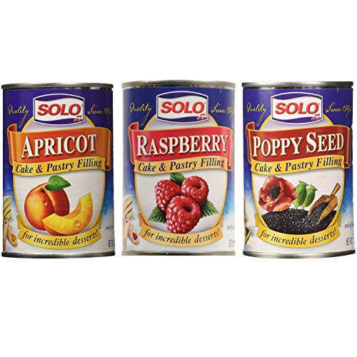 Solo Variety Pack Apricot Raspberry Poppy Cake And Pastry Fillin