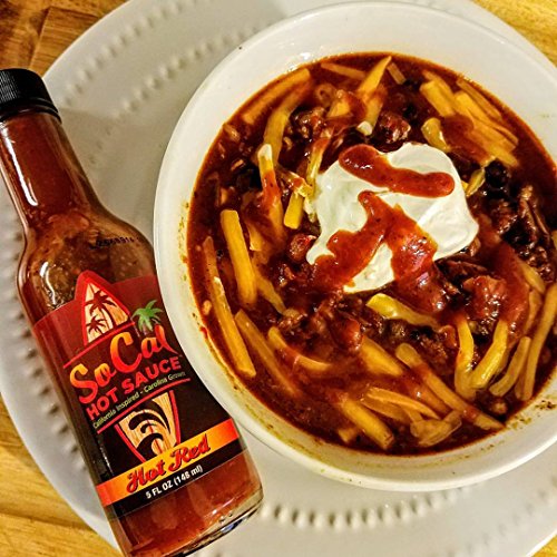 Socal Hot Sauce | Hot Red | 5 Fl Oz | Authentic Southern Califor