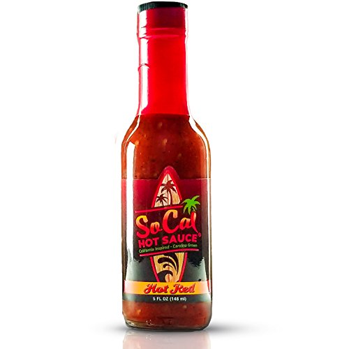 Socal Hot Sauce | Hot Red | 5 Fl Oz | Authentic Southern Califor
